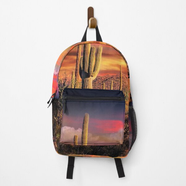 Item preview, Saguaro Cactuses under a Painted Sky designed and sold by Randall Nyhof.