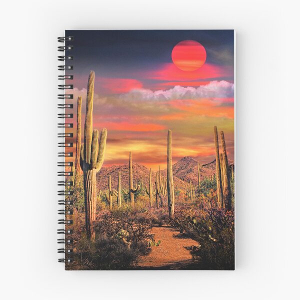 Item preview, Saguaro Cactuses under a Painted Sky designed and sold by Randall Nyhof.