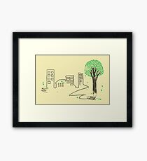 Raw Material Framed Print