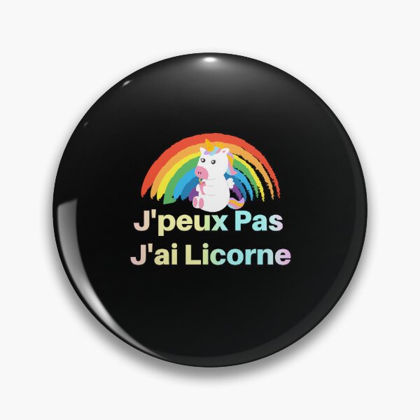 Item preview, cute J'peux pas j'ai Licorne design femme idée cadeau pour femme et fille licornes designed and sold by KHELISTORE.