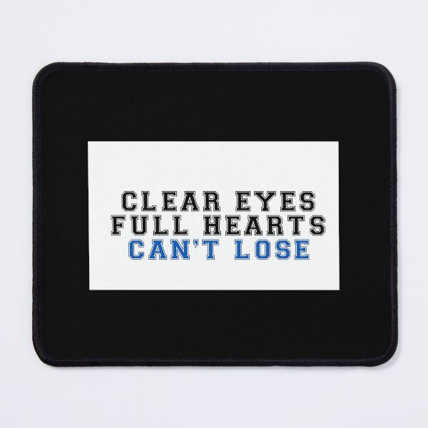 Item preview, Clear Eyes Full Hearts... Sticker designed and sold by jacksrome6.
