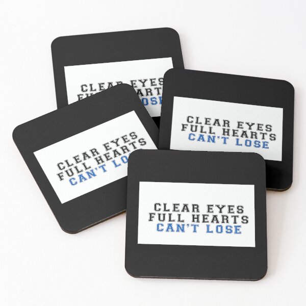 Item preview, Clear Eyes Full Hearts... Sticker designed and sold by jacksrome6.
