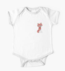 Cute Little Shy Fox One Piece - Short Sleeve