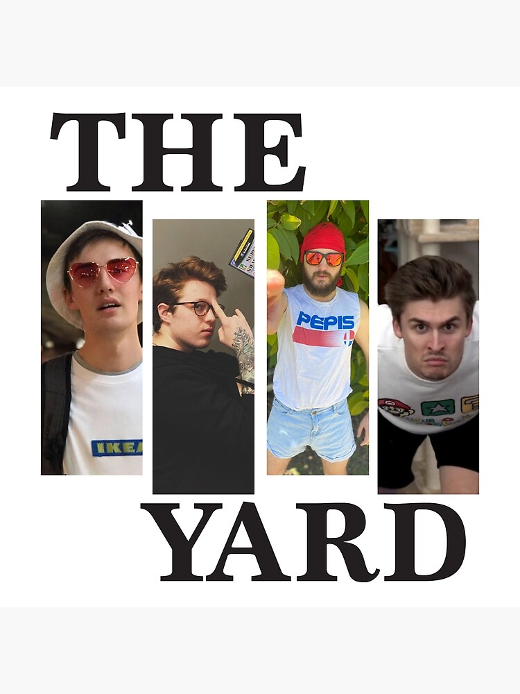 "The Yard Podcast Black Flag Logo Parody" Photographic Print for Sale