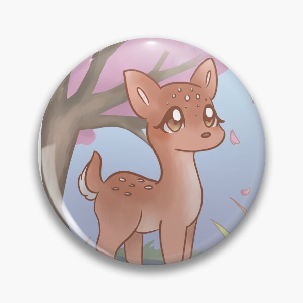 Item preview, Spring deer stamp designed and sold by Jessica K..