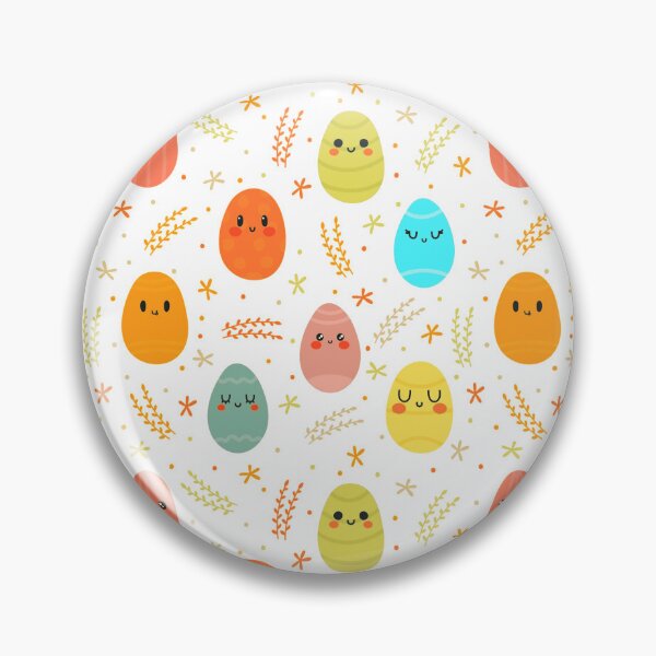 Item preview, emoji easter eggs pattern designed and sold by cutecrazytshirt.