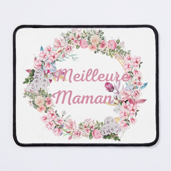 Item preview, Meilleure maman couronne de fleurs rose designed and sold by SoniaCoteStudio.