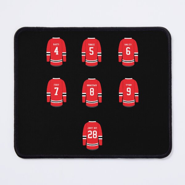 Item preview, Barts Yorkie Shultzy Fisky Boomtown Irish Chirpers Hockey Jersey Set (W Tyson And Joint designed and sold by cohenashl6.