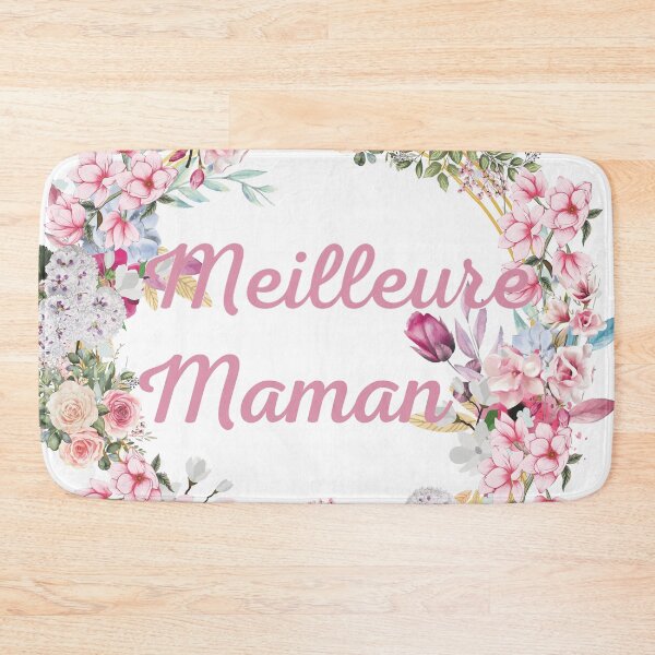 Item preview, Meilleure maman couronne de fleurs rose  designed and sold by SoniaCoteStudio.