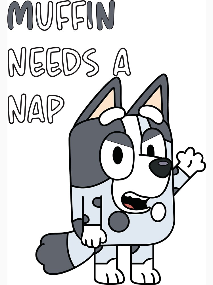 "Muffin Bluey " Tshirt for Sale by BlueyBuffs Redbubble bluey tshirts muffin tshirts