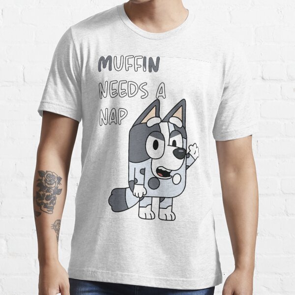 "Muffin Bluey " Tshirt for Sale by BlueyBuffs Redbubble bluey t