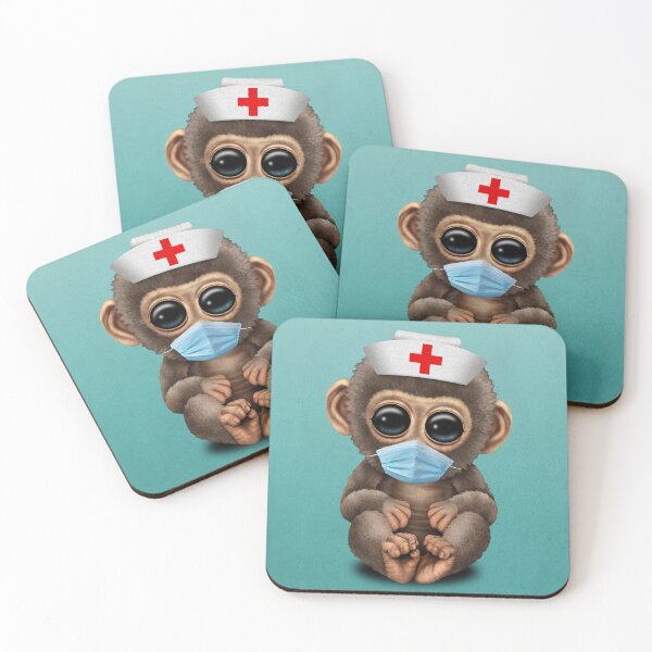 Item preview, Cute Baby Monkey Nurse designed and sold by JeffBartels.