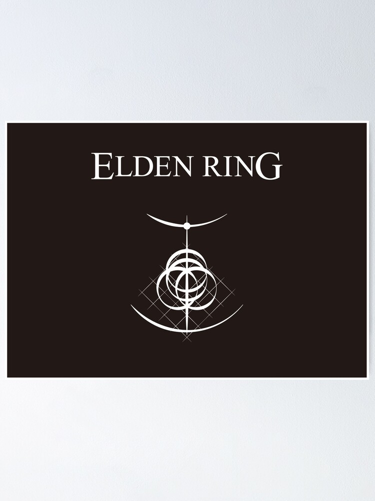 Elden Ring Vector Logo Poster By Bendups Redbubble   Fposter,small,wall Texture,product,750x1000 