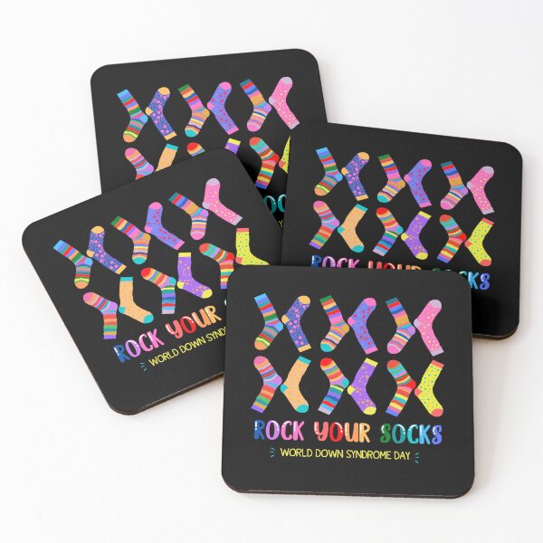 Item preview, World down syndrome day socks WDSD Rock Your Socks Awareness designed and sold by Tattoohouse.