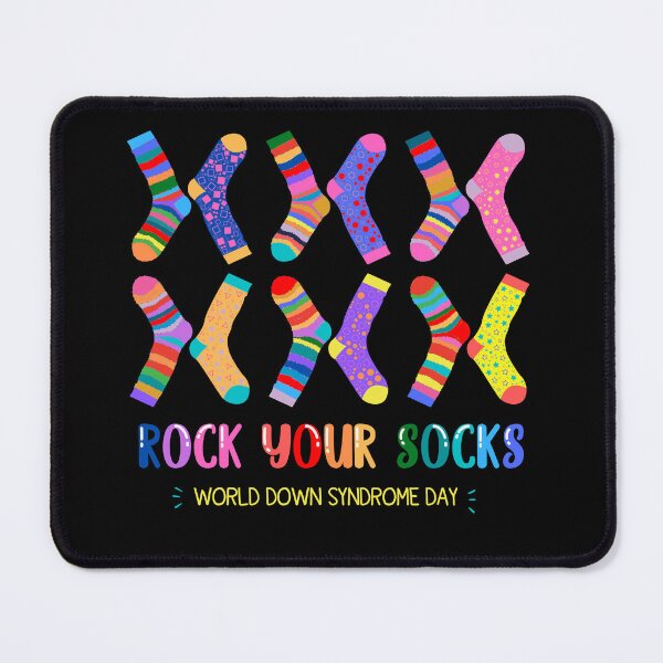 Item preview, World down syndrome day socks WDSD Rock Your Socks Awareness designed and sold by Tattoohouse.