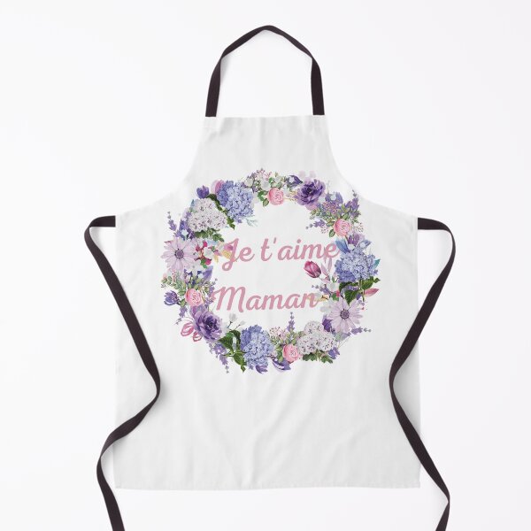 Item preview, Je t'aime maman couronne de fleurs mauve  designed and sold by SoniaCoteStudio.
