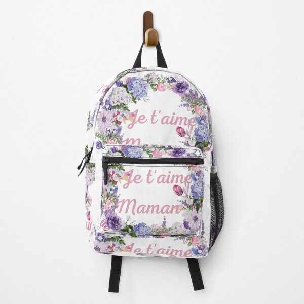 Item preview, Je t'aime maman couronne de fleurs mauve  designed and sold by SoniaCoteStudio.