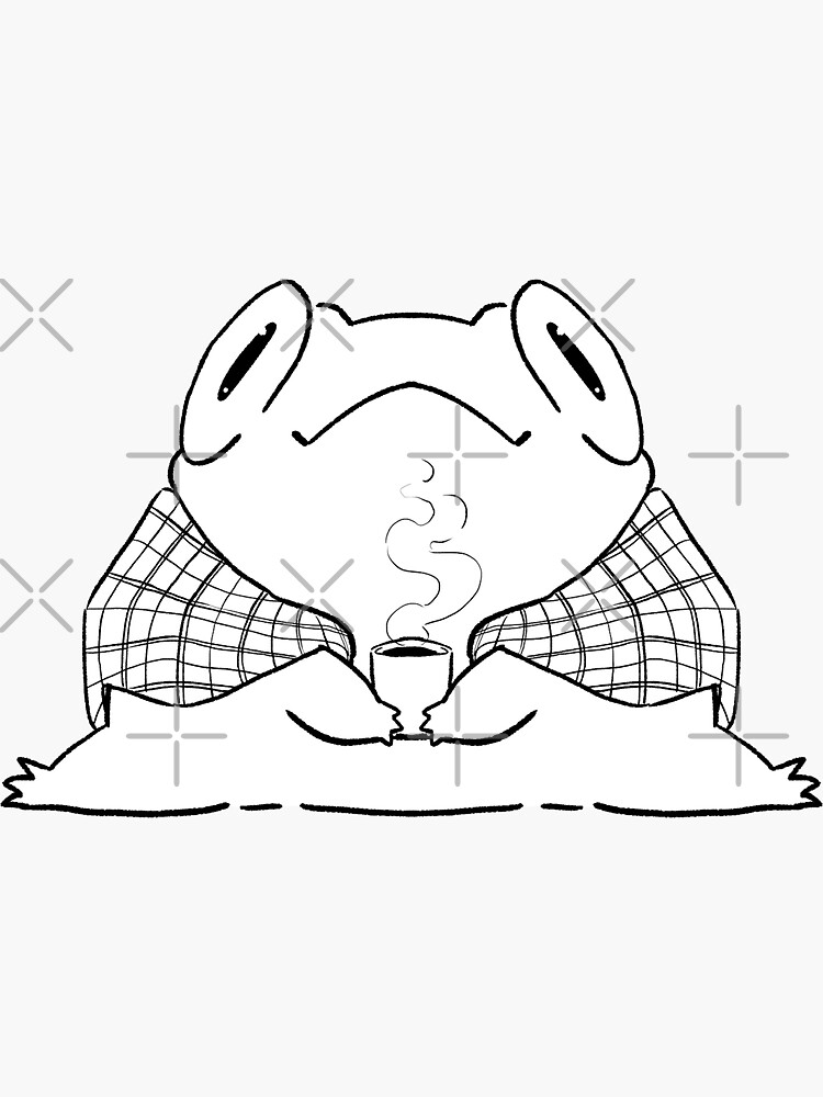 frog" Sticker by DuckYoutm Redbubble