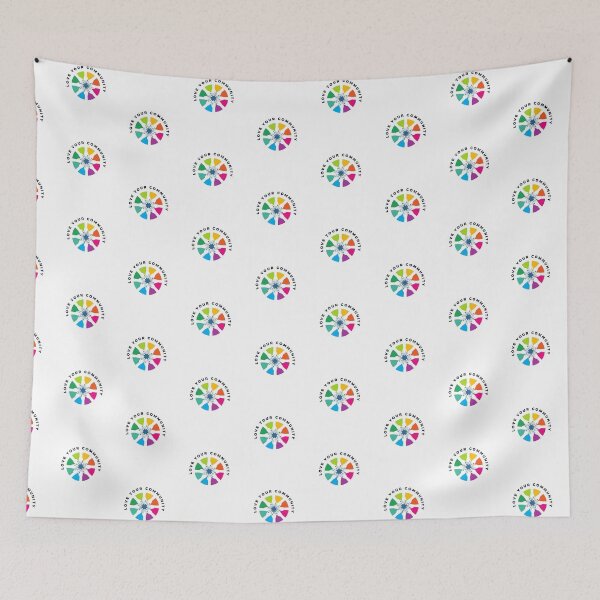 Item preview, Love Your Commuity ( White) designed and sold by Free2BeMeShop.