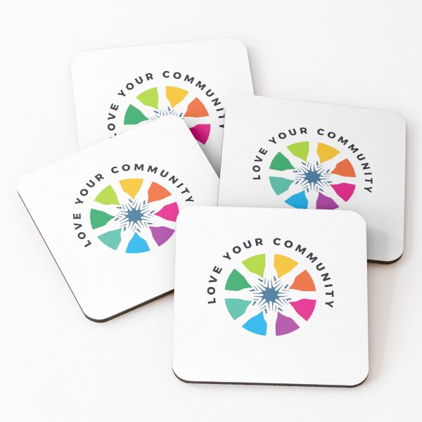 Item preview, Love Your Commuity ( White) designed and sold by Free2BeMeShop.