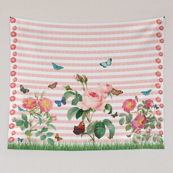 Item preview, Art with flowers and butterflies designed and sold by Telmo Nascimento.