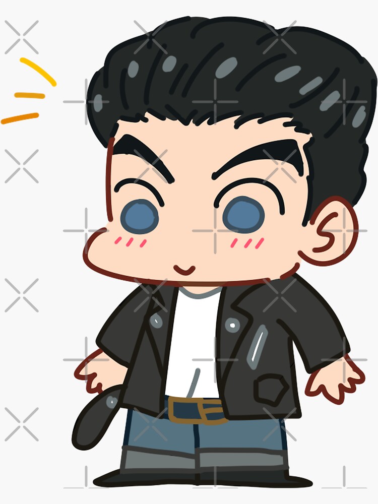 "Ghosts CBS Crash very tiny" Sticker by Quixilvrr Redbubble