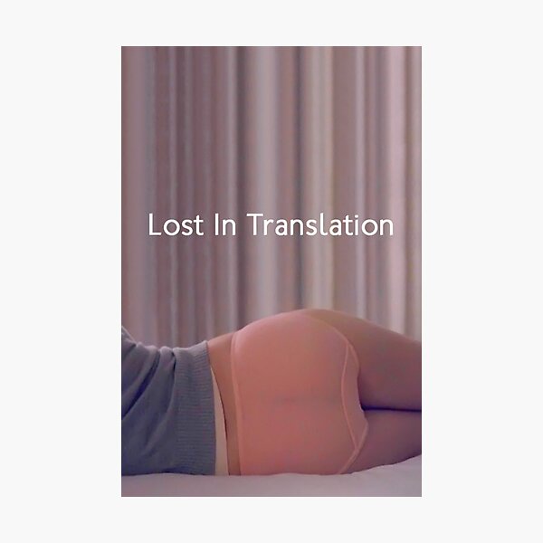 Lost In Translation Poster Sofia Coppola Photographic Print