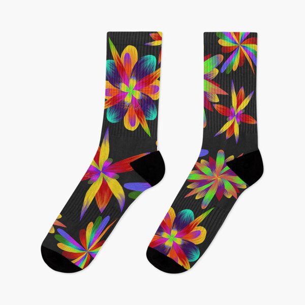 Item preview, Rainbow Flowers by Heather Nafe Art designed and sold by HeatherNafeArt.