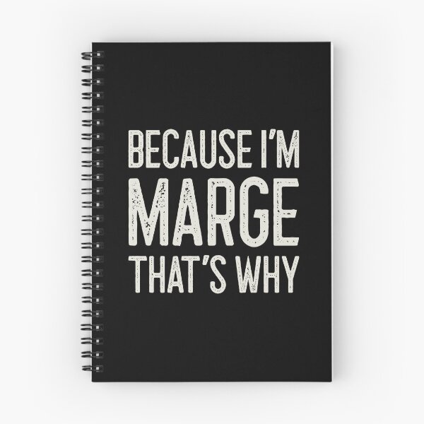 Item preview, Because I’m Marge That’s Why Funny Personalized Name designed and sold by MariosNydras.