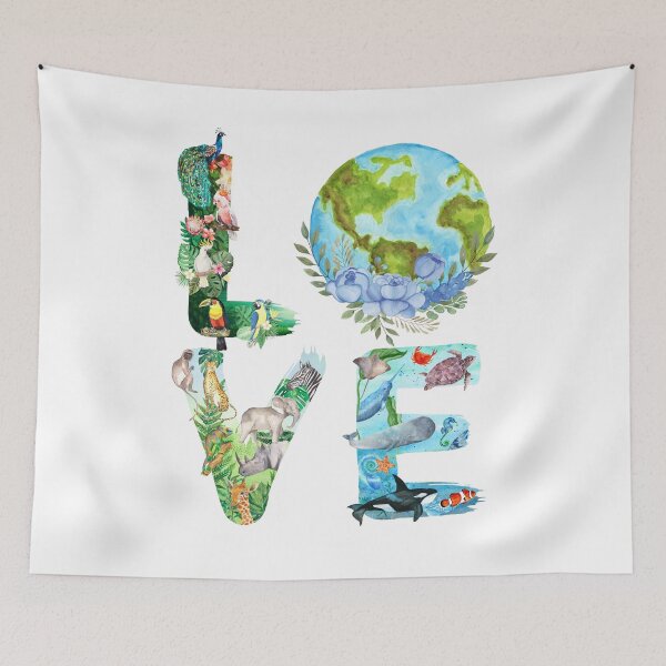 Item preview, Love World Earth Day 2022 Planet Environmental animal designed and sold by Art-of-amine.