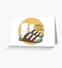 Tarjeta de felicitación Calcetines y calcetines