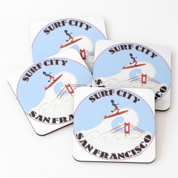Artikelvorschau, Surf City San Francisco lustiger Slogan entworfen und verkauft von mytshirtfort.