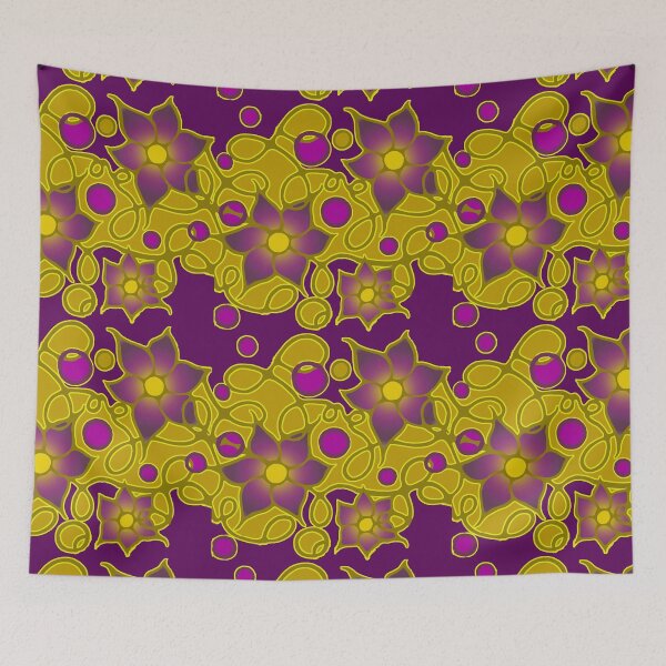 Item preview, Neurographic Art Botanicals in Purple and Olive designed and sold by Sheila Pressley.