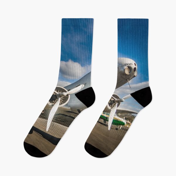 Item preview, Vintage airplane - KLM - Royal Dutch Airlines Douglas DC-2 twin propeller aeroplane parked on runway in colour designed and sold by James-Cole.