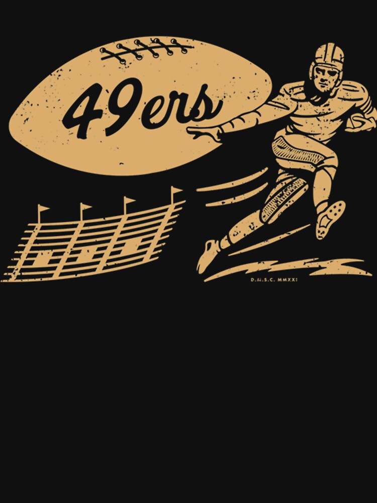 Vintage Football San Francisco 49ers (Gold 49ers Wordmark) Essential  T-Shirt' Essential T-Shirt for Sale by zairegrif1