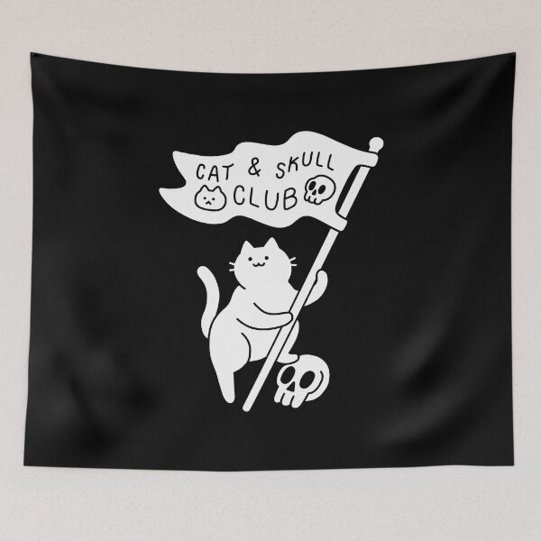 Item preview, Cat & Skull Club designed and sold by obinsun.
