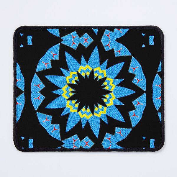 Item preview,  GEOMETRIC ABSTRACT MASK PATTERN WITH ARUBAN FLAG COLORS - ARRUBA ONE HAPPY ISLAND 12. designed and sold by Ralek.