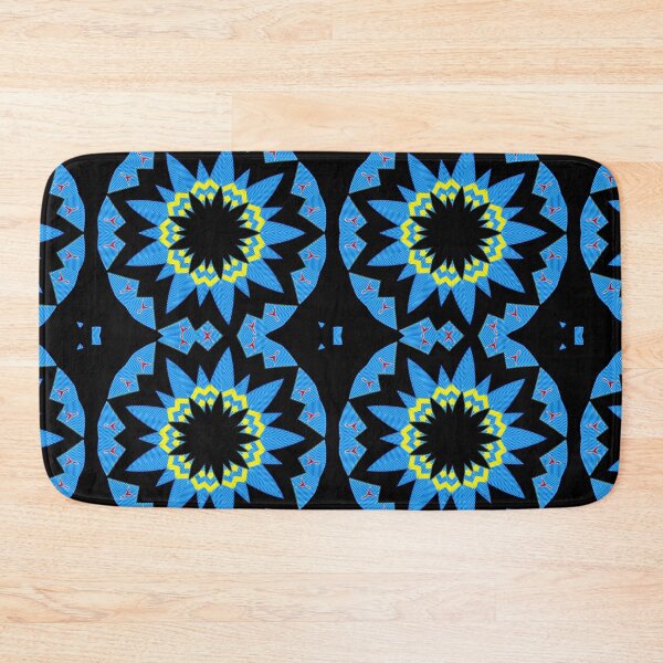 Item preview,  GEOMETRIC ABSTRACT MASK PATTERN WITH ARUBAN FLAG COLORS - ARRUBA ONE HAPPY ISLAND 12. designed and sold by Ralek.