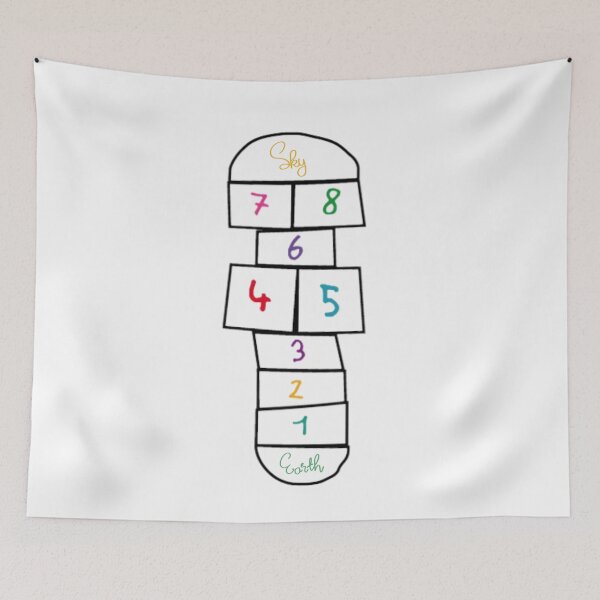 Item preview, Hopscotch Shirt, Childhood Shirt, Nostalgia Shirt designed and sold by Zosef-artist.