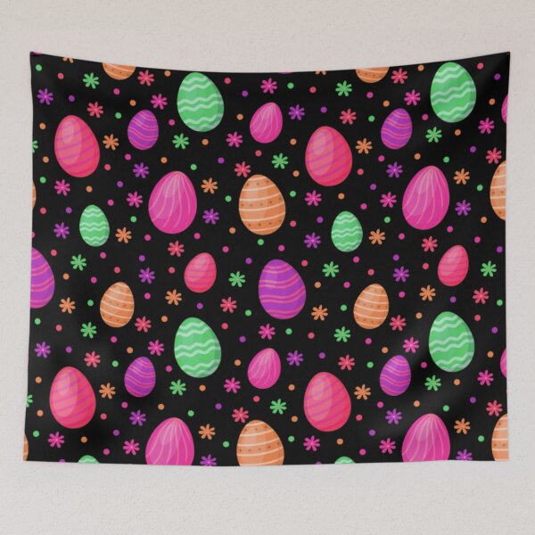 Item preview, easter eggs multicolor pattern designed and sold by cutecrazytshirt.