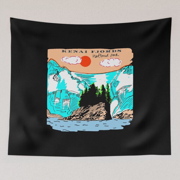 Item preview, KENAI FJORDS national park designed and sold by SatyaYug.