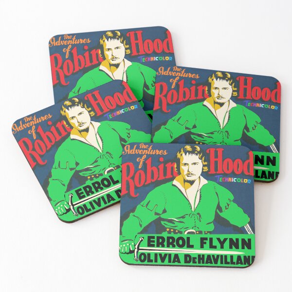 Item preview, Errol Flynn The Adventures of Robin Hood poster designed and sold by Love30smovies.
