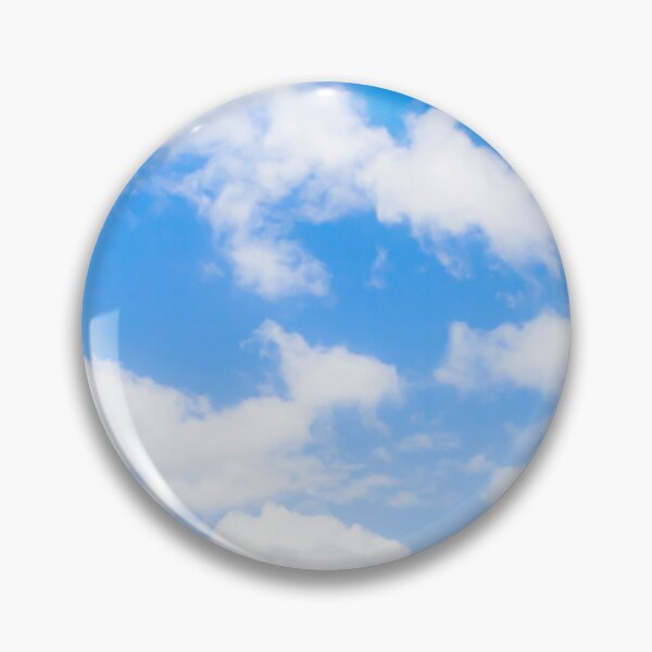 Item preview, Bright fluffy white clouds against a glowing blue sky designed and sold by James-Cole.