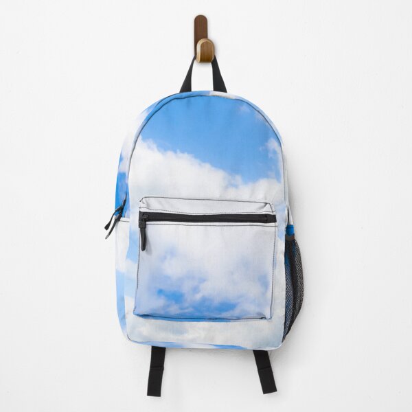 Item preview, Bright fluffy white clouds against a glowing blue sky designed and sold by James-Cole.