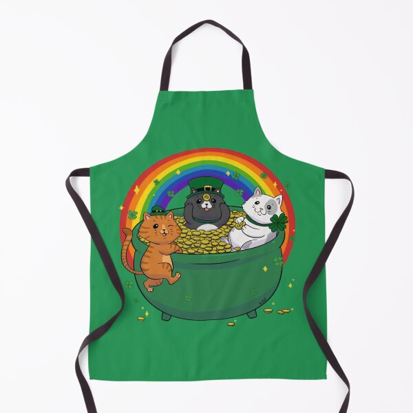 Item preview, st patricks day lucky cats designed and sold by kuinif.