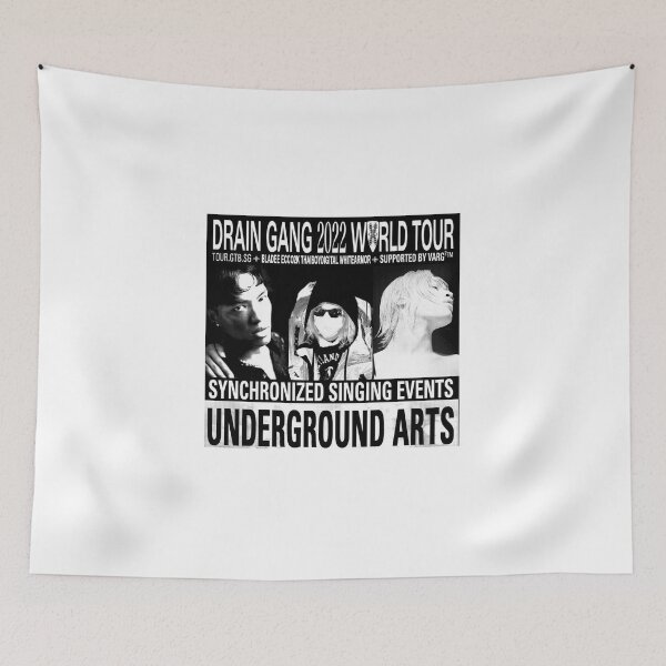 Item preview, drain gang D9 tour 2022 world designed and sold by MRACUNMU.