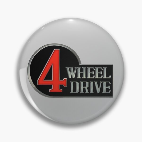 Item preview, 4WD Logo - FJ40 Badge Sticker - Black designed and sold by ThirtyFiveInch.
