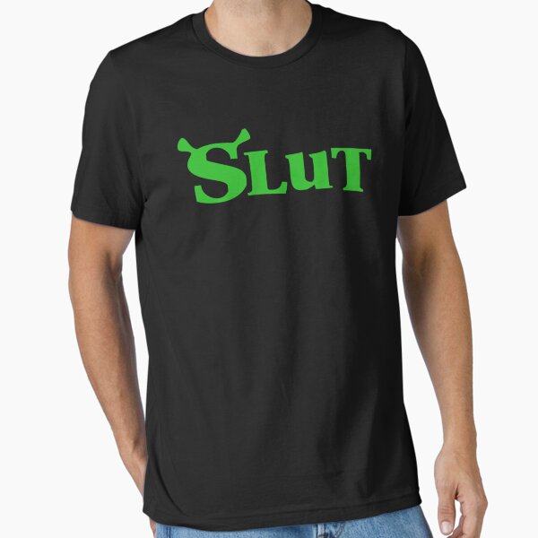 Vista previa del artículo con la obra «Shrek puta - shrek slu», diseñado y vendido por Alannart.