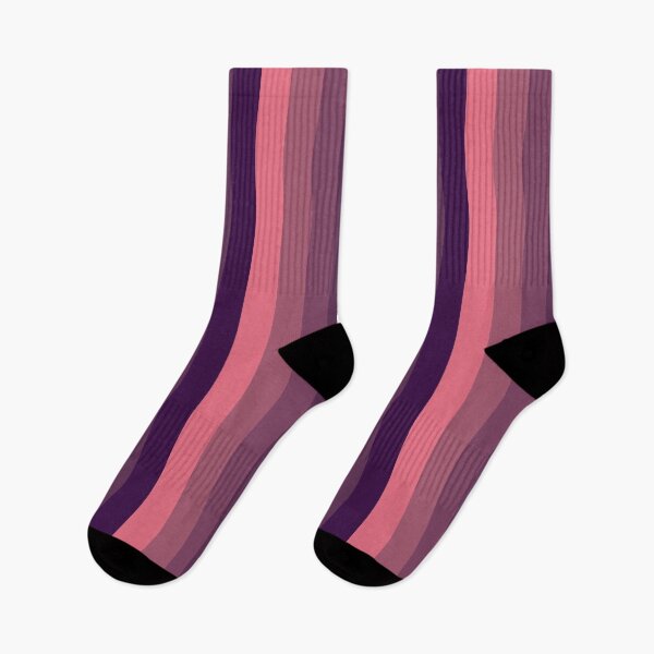 Item preview, Pink Purple Gradient Vertical Five Stripes  designed and sold by LoloTrends.