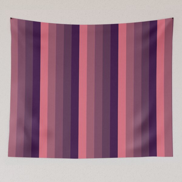 Item preview, Pink Purple Gradient Vertical Five Stripes  designed and sold by LoloTrends.
